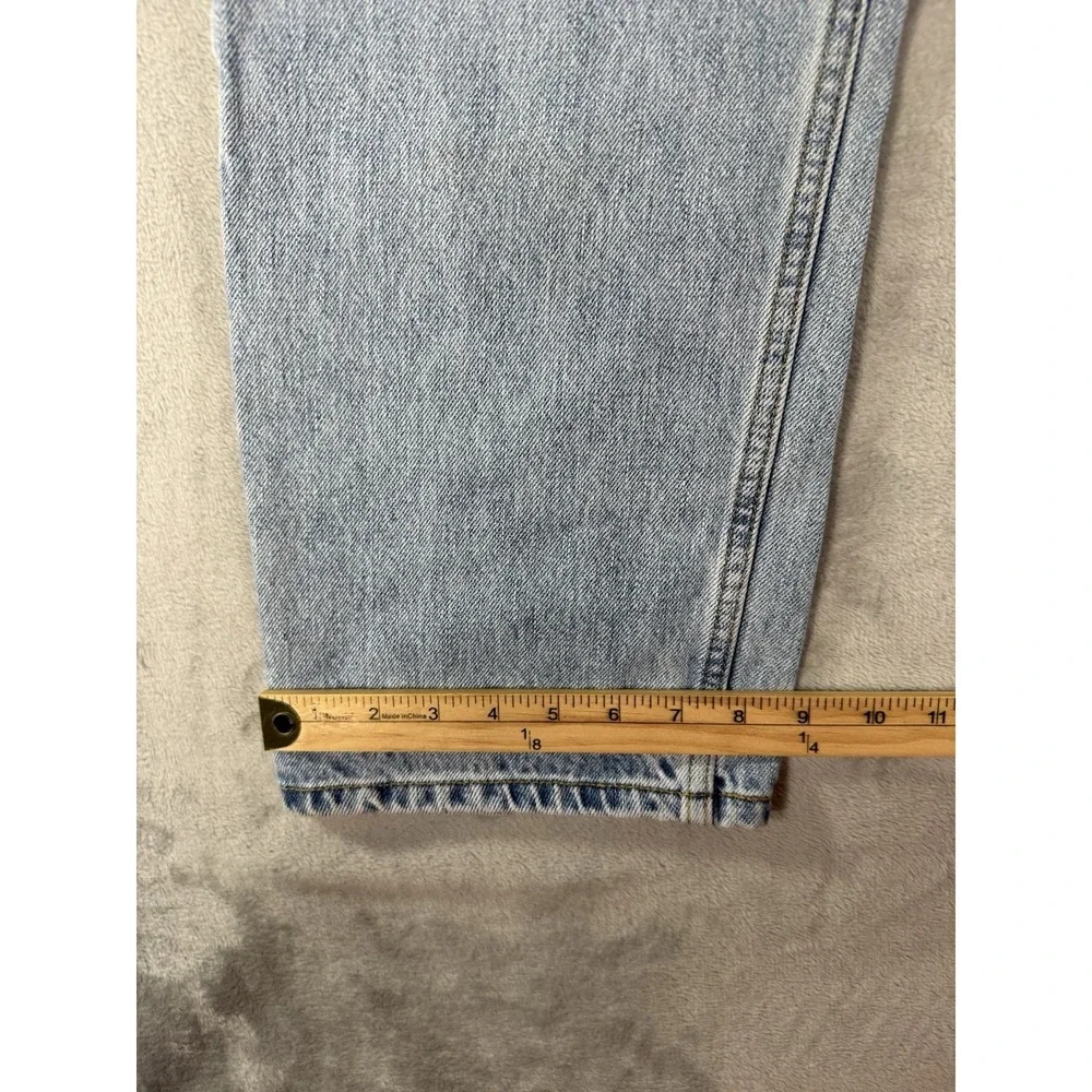 Levis 505 Jeans Mens 36x34 Blue Denim Regular Fit Straight Leg